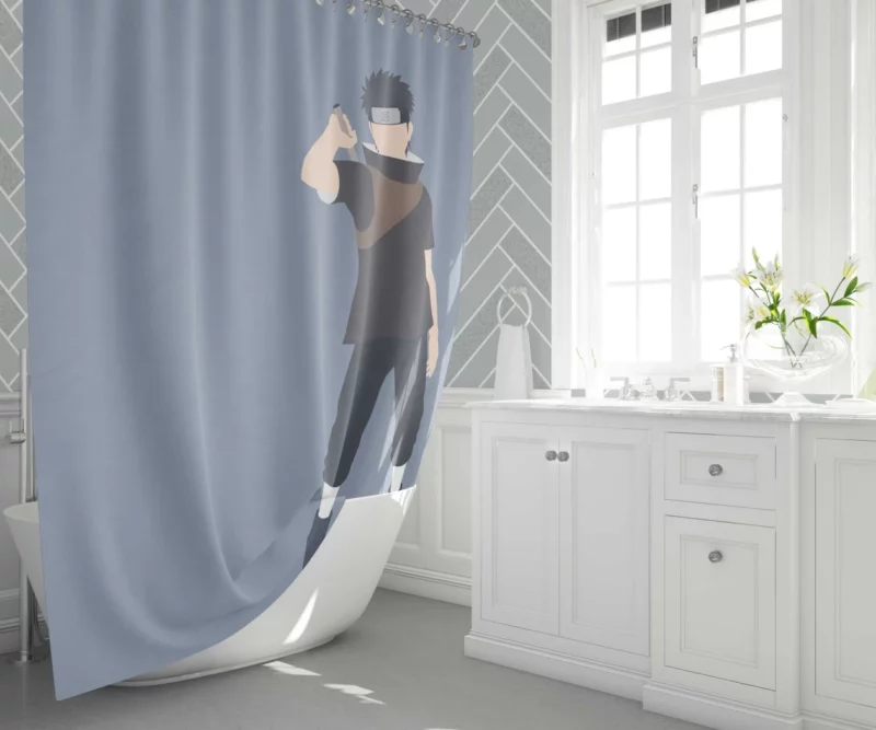 Shisui Uchiha Silent Shinobi Anime Shower Curtain 1