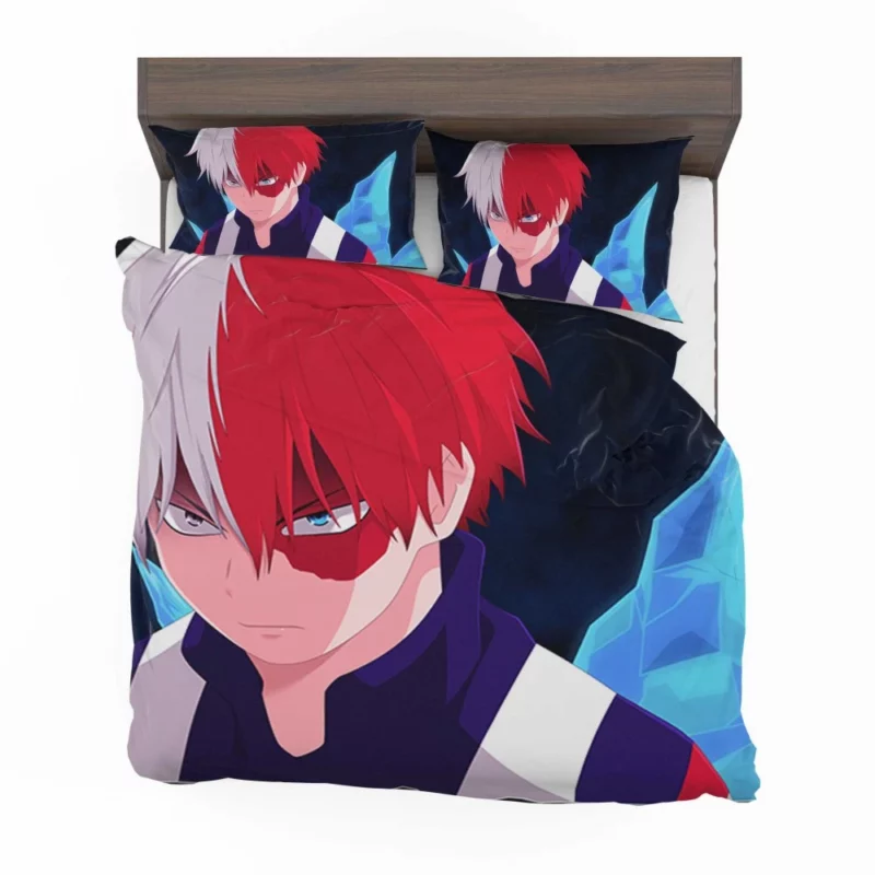 Shoto Todoroki Dual Flames Anime Bedding Set 1