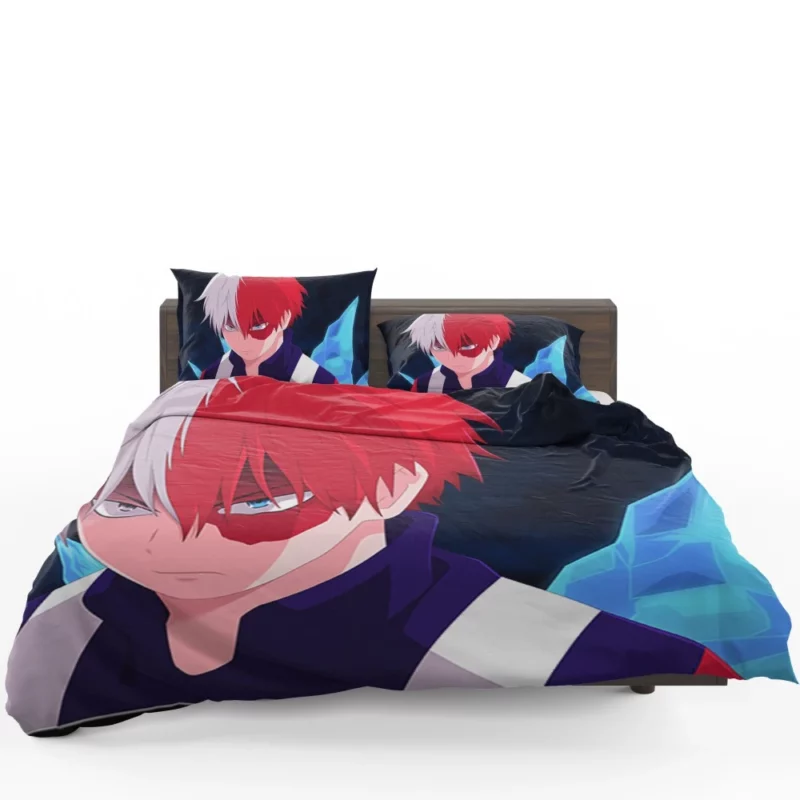 Shoto Todoroki Dual Flames Anime Bedding Set