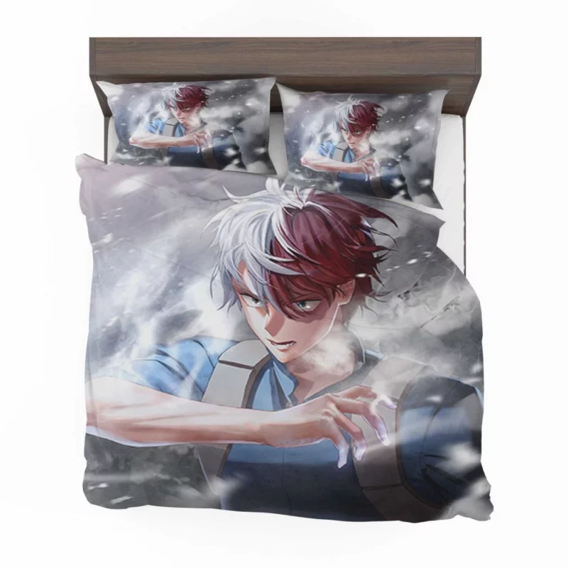 Shoto Todoroki Dual Quirk Hero Anime Bedding Set 1