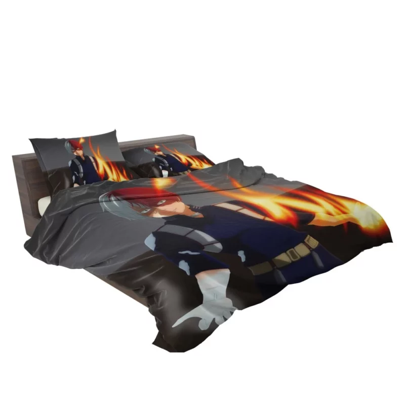 Shoto Todoroki Flames Unleashed Anime Bedding Set 2