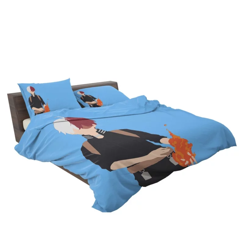 Shoto Todoroki Half-and-Half Quirk Anime Bedding Set 2