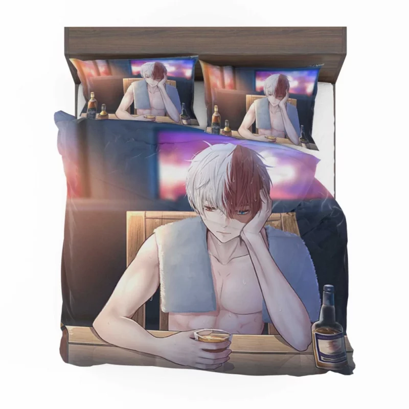 Shoto Todoroki Heroic Ascent Anime Bedding Set 1