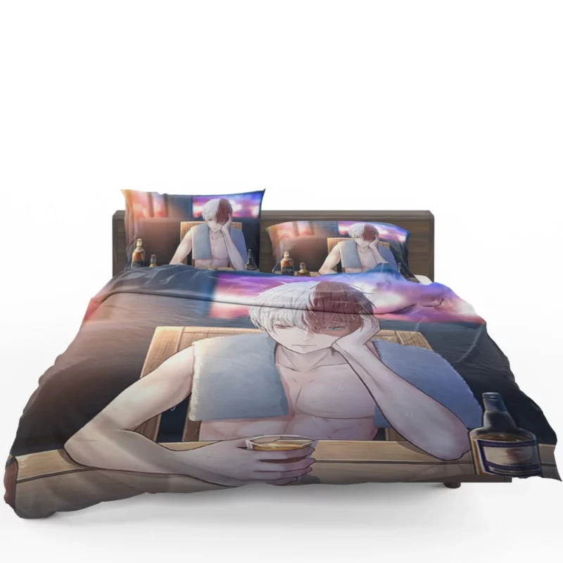 Shoto Todoroki Heroic Ascent Anime Bedding Set