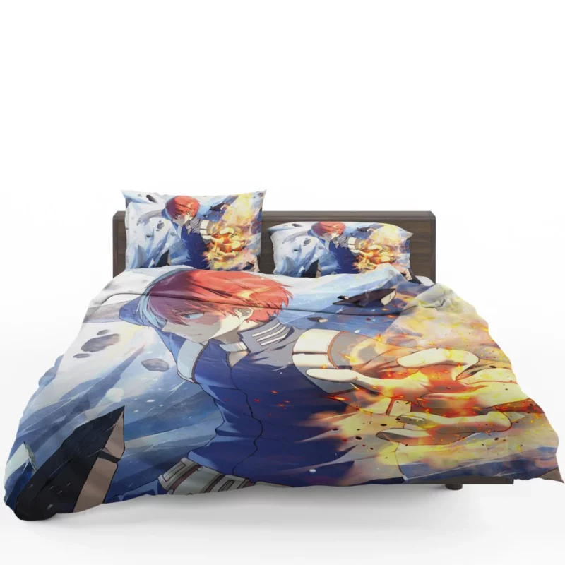 Shoto Todoroki Heroic Journey Anime Bedding Set