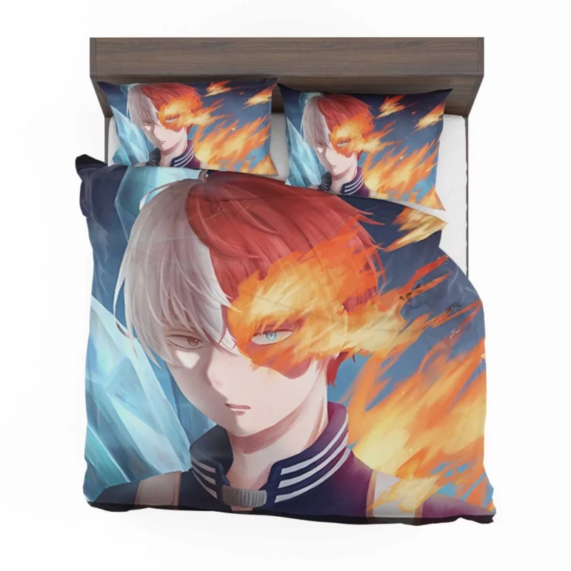 Shoto Todoroki Heroic Resolve Anime Bedding Set 1