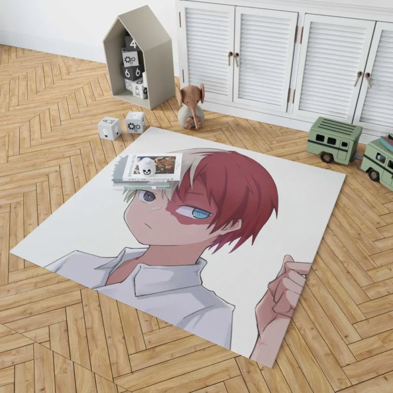 Shoto Todoroki Hidden Potential Anime Rug 1