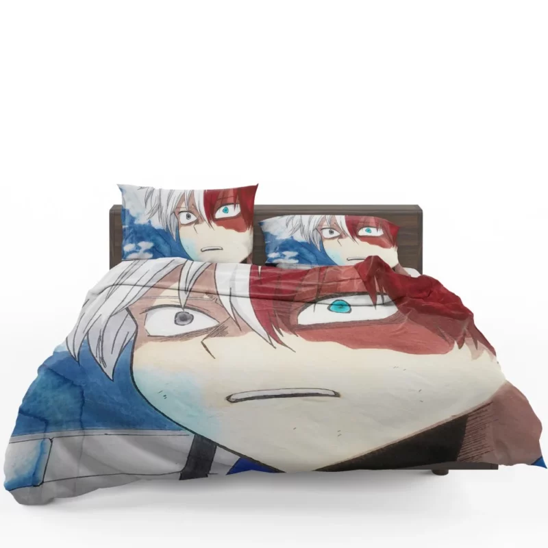 Shoto Todoroki Icy Firepower Anime Bedding Set