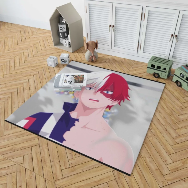 Shoto Todoroki Inner Inferno Anime Rug 1