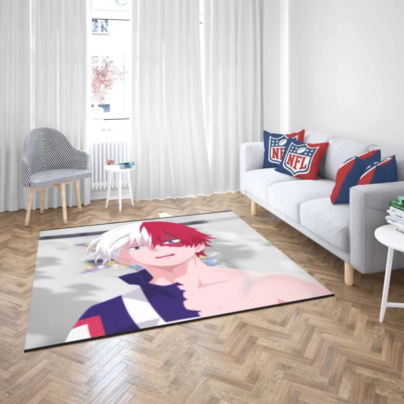 Shoto Todoroki Inner Inferno Anime Rug 2