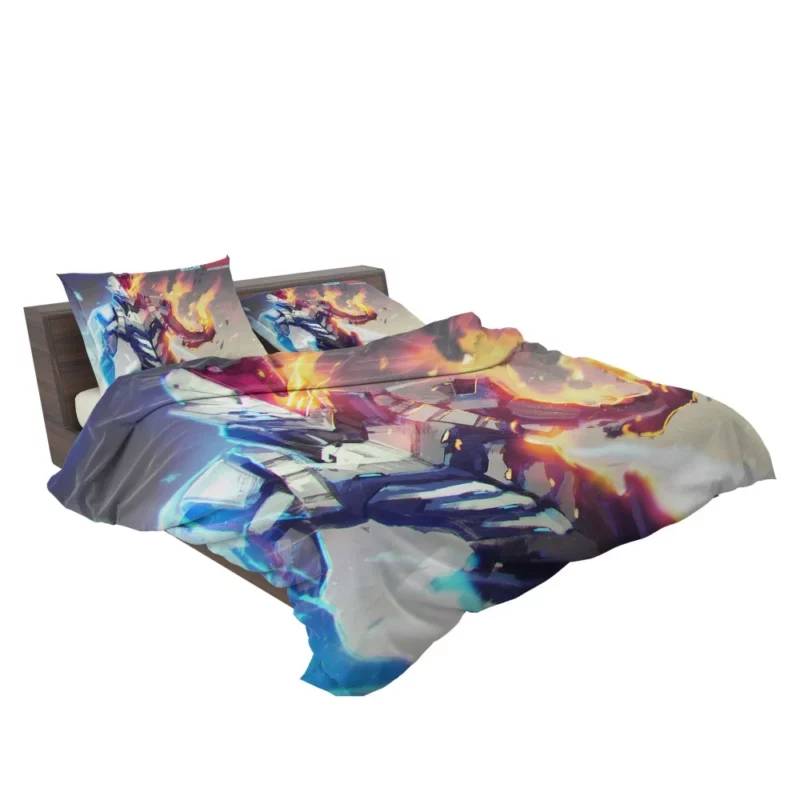 Shoto Todoroki Mecha Hero Anime Bedding Set 2