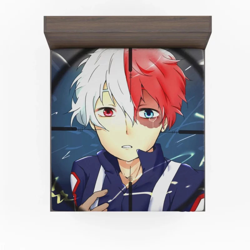 Shoto Todoroki My Hero Academia Dual Anime Fitted Sheet