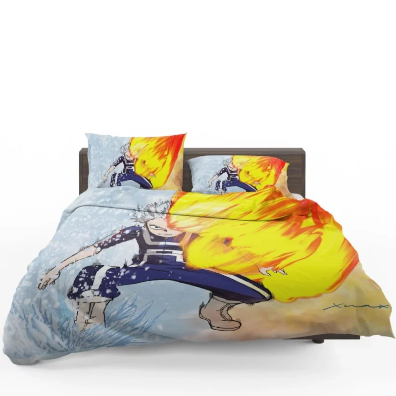 Shoto Todoroki My Hero Academia Star Anime Bedding Set