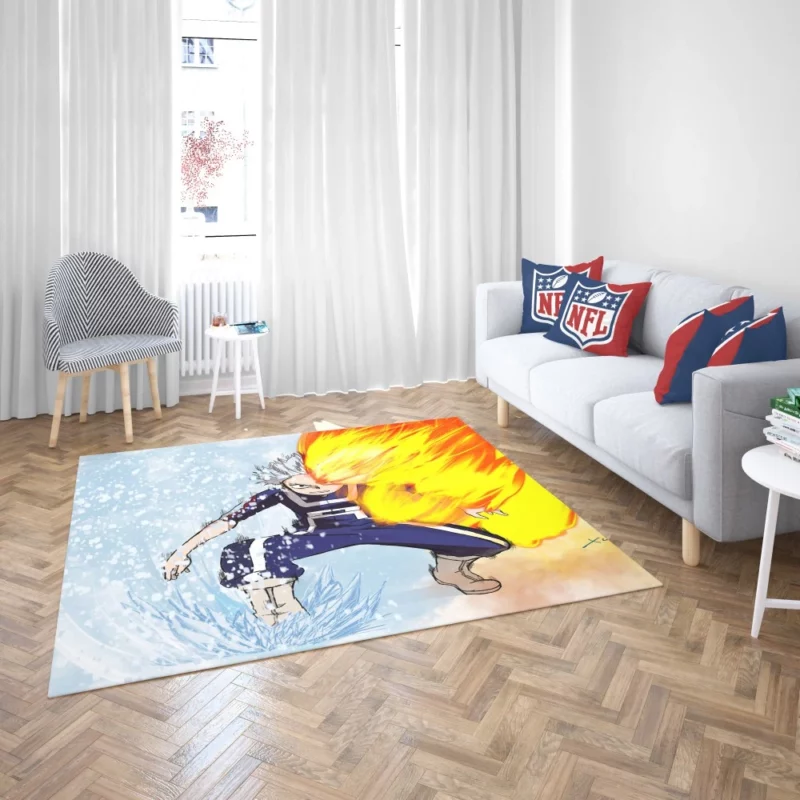 Shoto Todoroki My Hero Academia Star Anime Rug 2