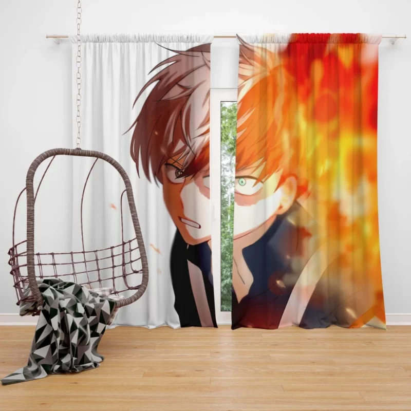 Shoto Todoroki Quirk Awakening Anime Curtain