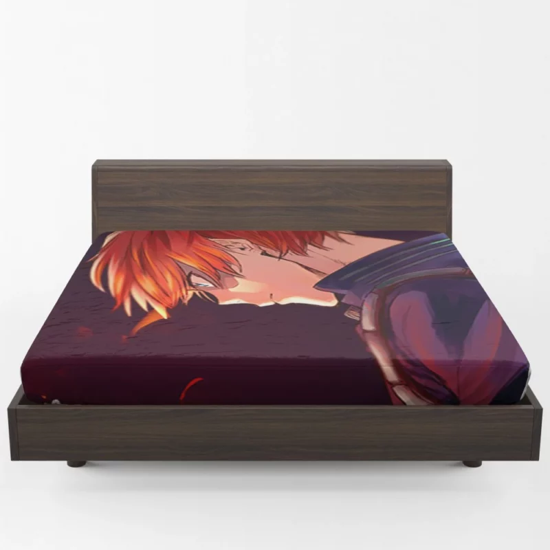 Shoto Todoroki Quirk Evolution Anime Fitted Sheet 1