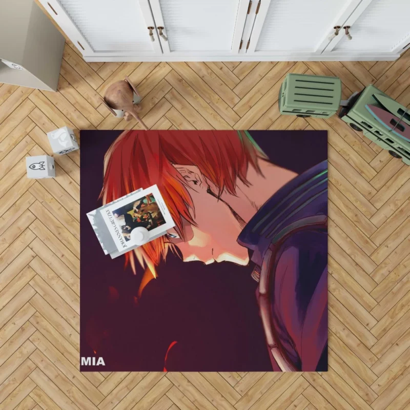 Shoto Todoroki Quirk Evolution Anime Rug