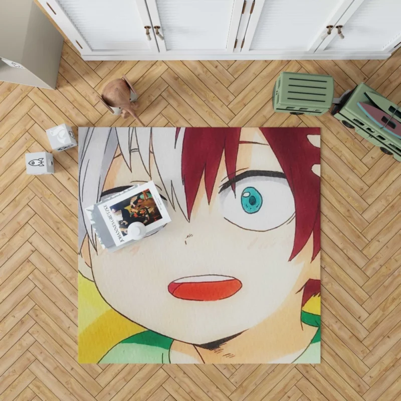 Shoto Todoroki Quirk Mastery Anime Rug