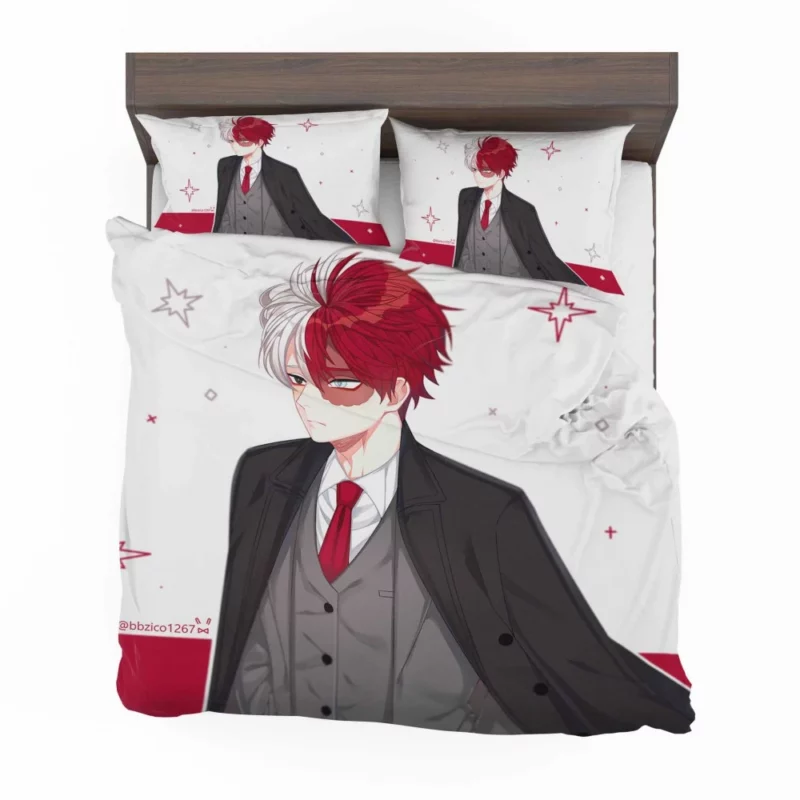 Shoto Todoroki Quirk Unleashed Anime Bedding Set 1