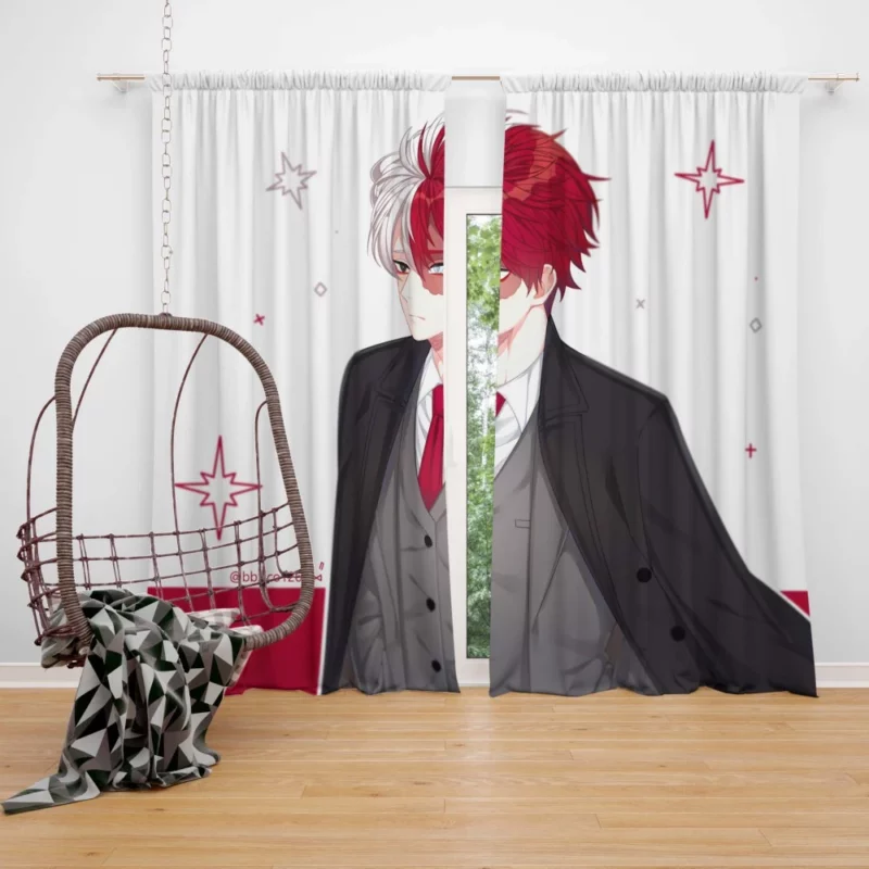 Shoto Todoroki Quirk Unleashed Anime Curtain