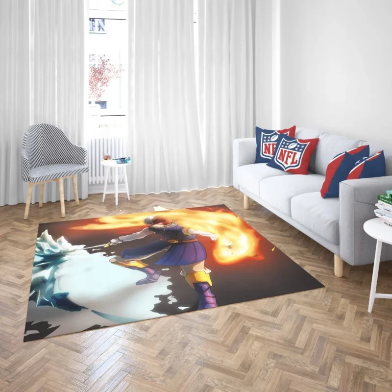 Shoto Todoroki Rising Hero Anime Rug 2