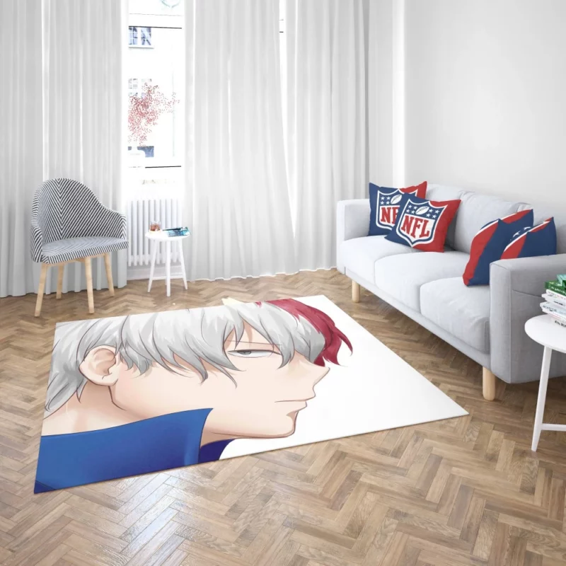 Shoto Todoroki Rising Power Anime Rug 2