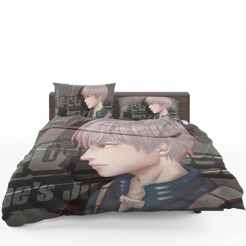 Shoto Todoroki Two-Sided Hero Anime Bedding Set