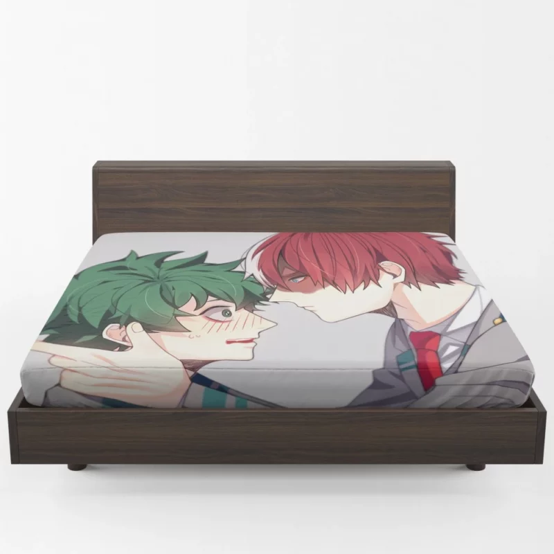 Shoto and Izuku Dynamic Duo Anime Fitted Sheet 1