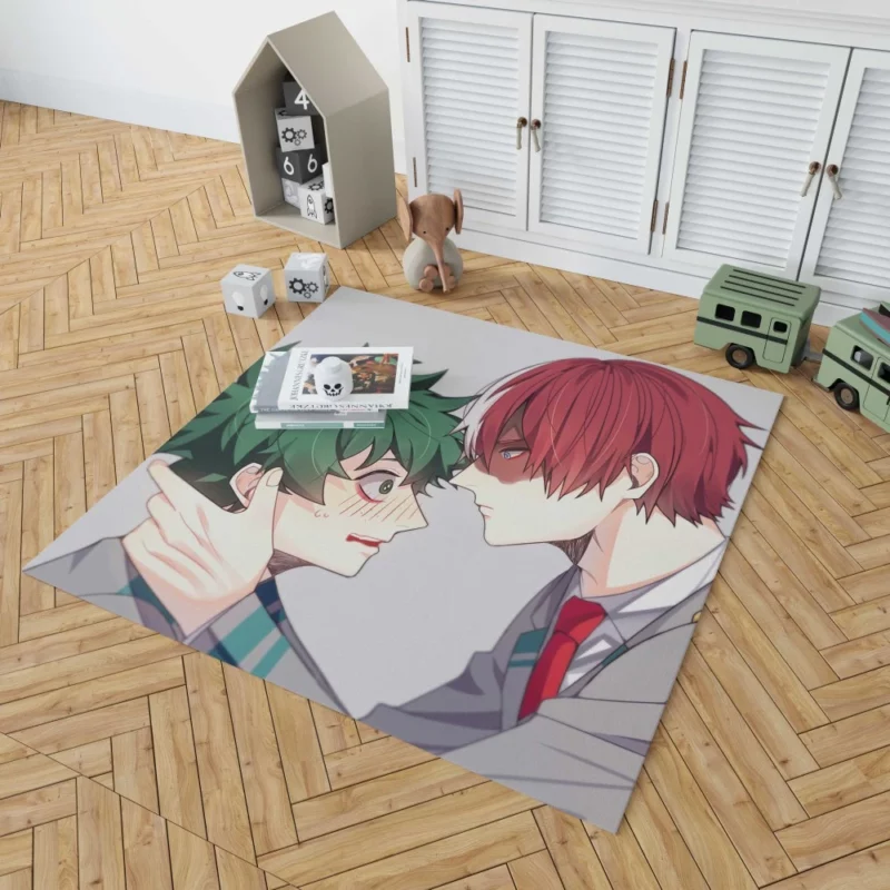 Shoto and Izuku Dynamic Duo Anime Rug 1