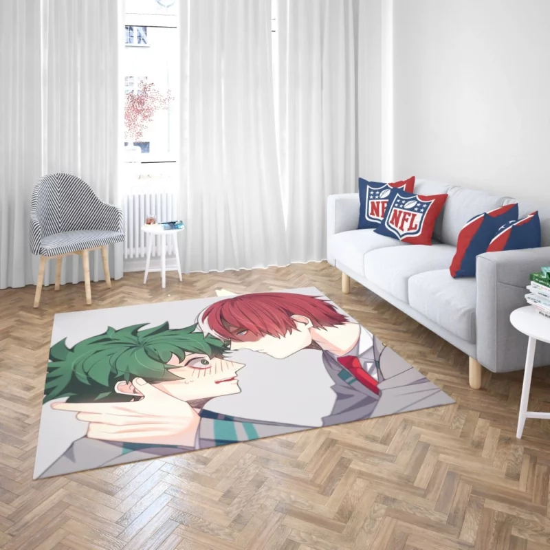 Shoto and Izuku Dynamic Duo Anime Rug 2