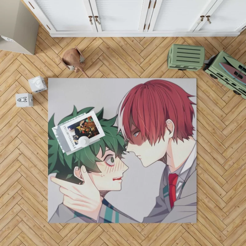 Shoto and Izuku Dynamic Duo Anime Rug