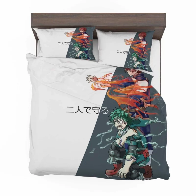 Shoto and Izuku Powerful Pair Anime Bedding Set 1