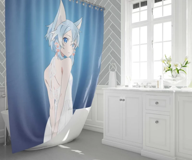 Sinon Adventures in Sword Art Online II Anime Shower Curtain 1