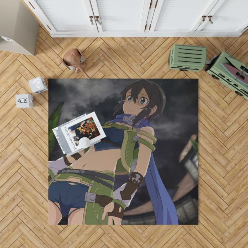 Sinon Aim & Fire Anime Rug