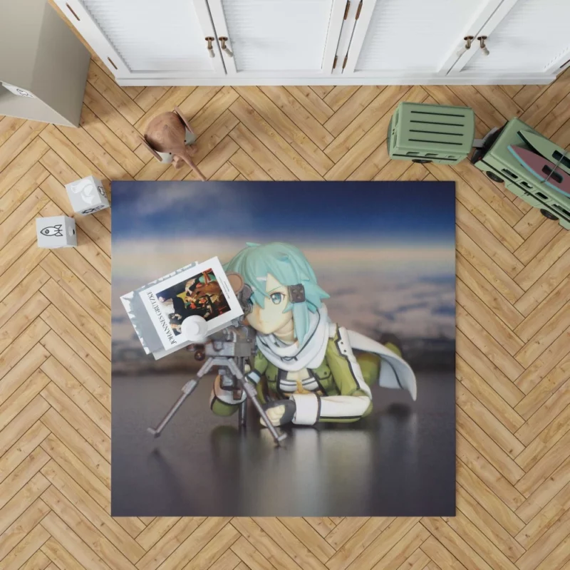 Sinon Cyber Journey Anime Rug