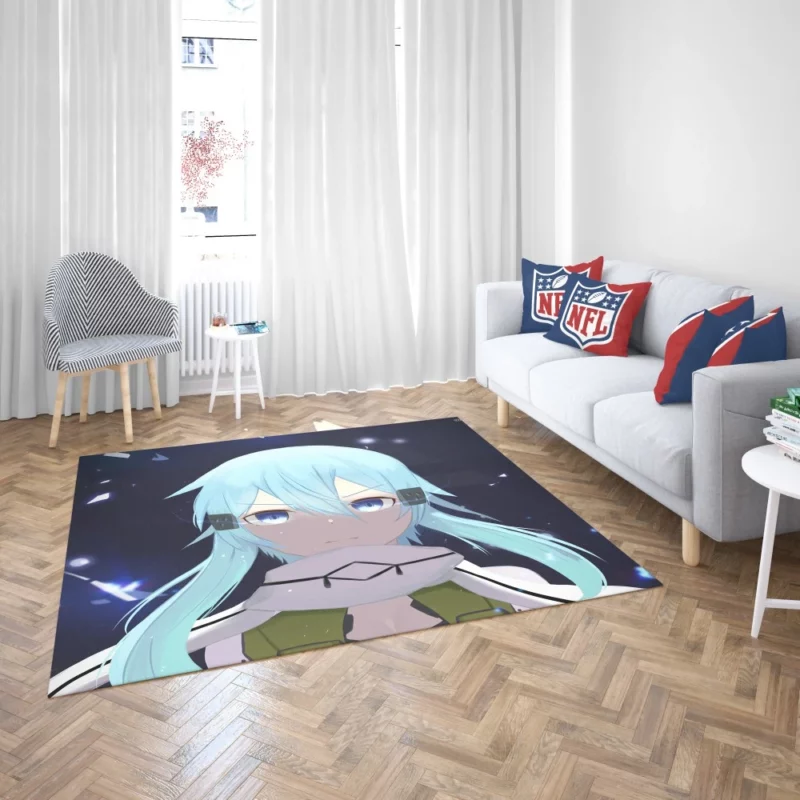 Sinon Descent into VR Anime Rug 2