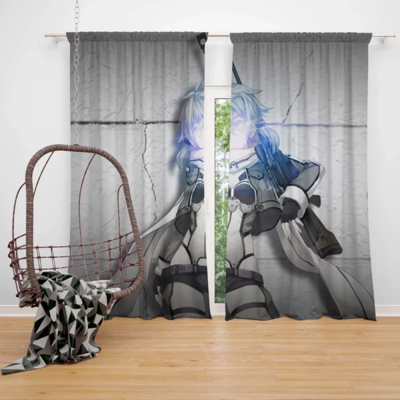 Sinon Gun Gale Adventure Anime Curtain