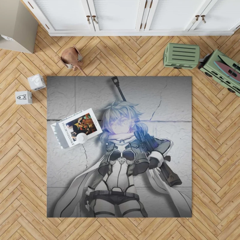 Sinon Gun Gale Adventure Anime Rug