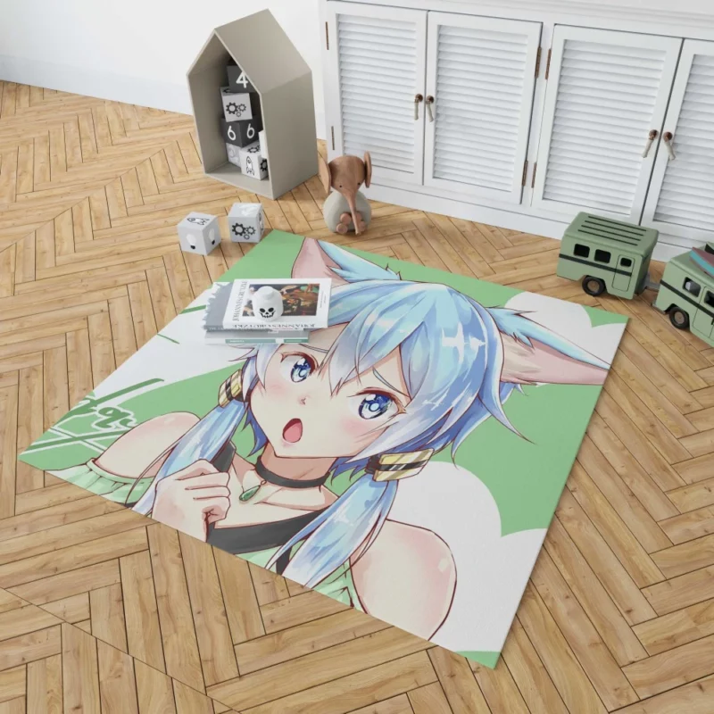 Sinon Shino Asada Digital Heroine Anime Rug 1