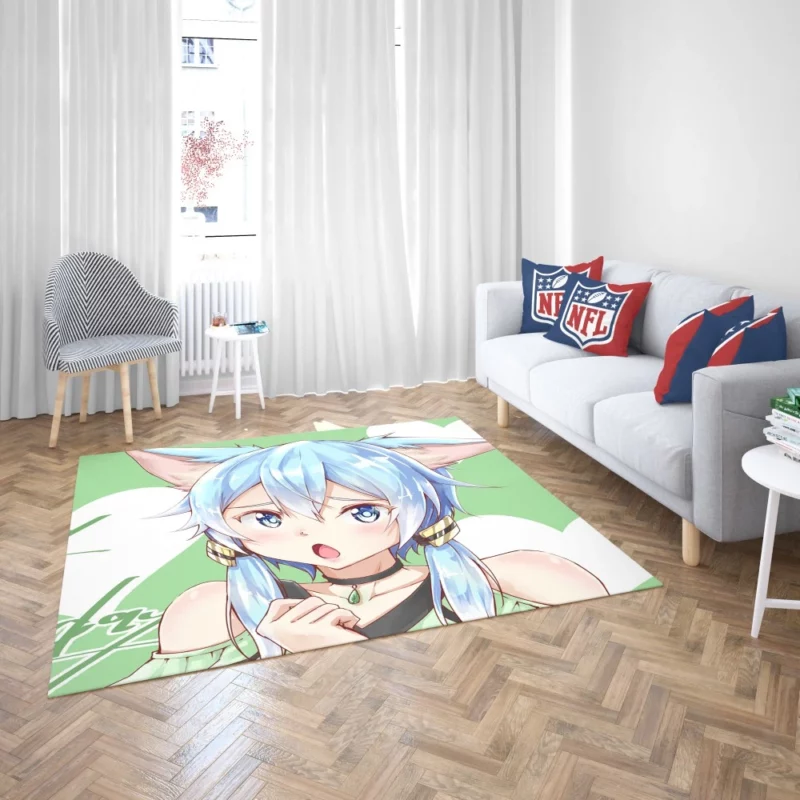 Sinon Shino Asada Digital Heroine Anime Rug 2