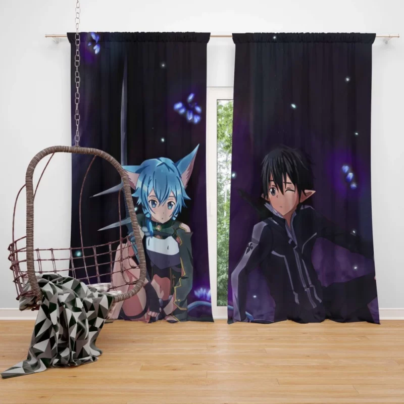 Sinon Shino Asada GGO Sharpshooter Anime Curtain