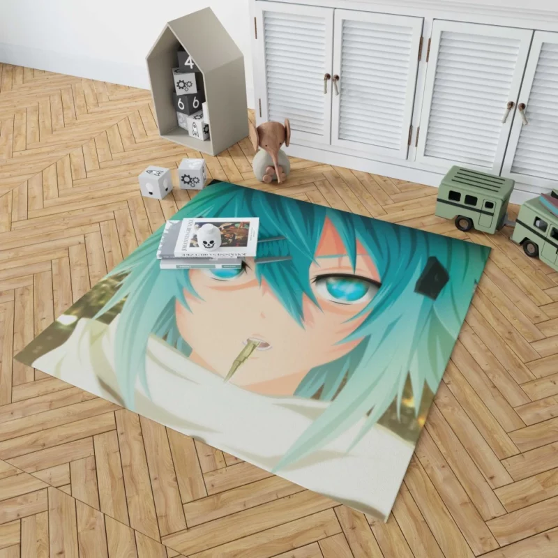 Sinon Shino Asada Gun Gale Online Anime Rug 1