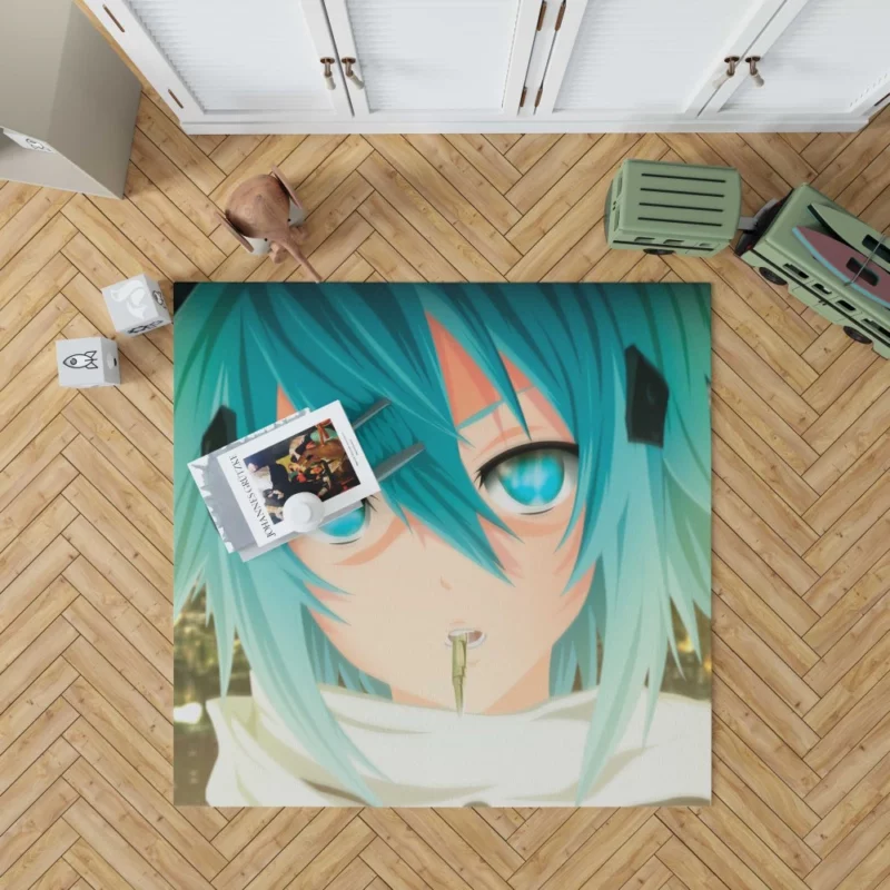 Sinon Shino Asada Gun Gale Online Anime Rug