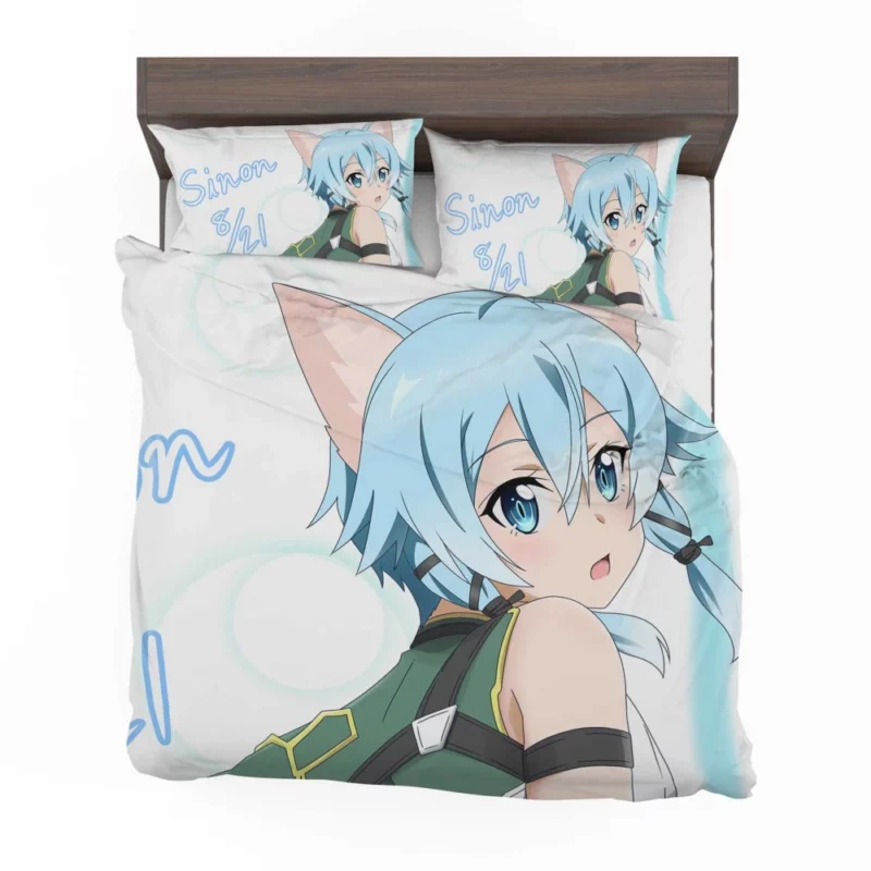 Sinon Shino Asada Master of Marksmanship Anime Bedding Set 1