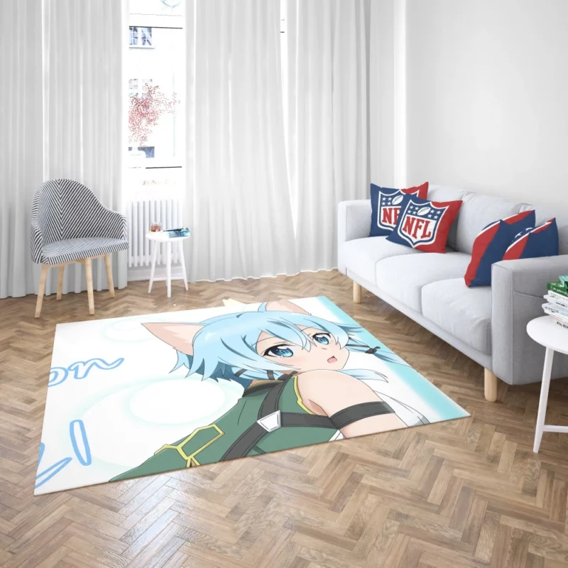 Sinon Shino Asada Master of Marksmanship Anime Rug 2