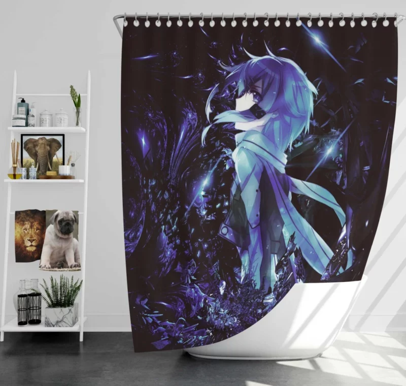 Sinon Shino Asada Sword Art Champion Anime Shower Curtain