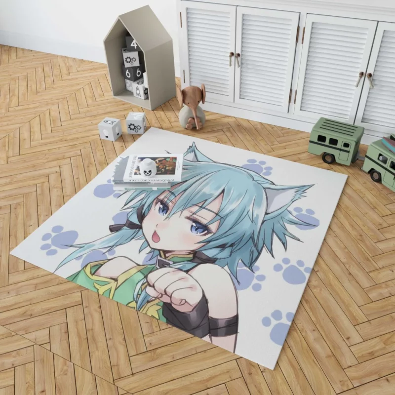 Sinon Shino Asada Sword Art Online Anime Rug 1