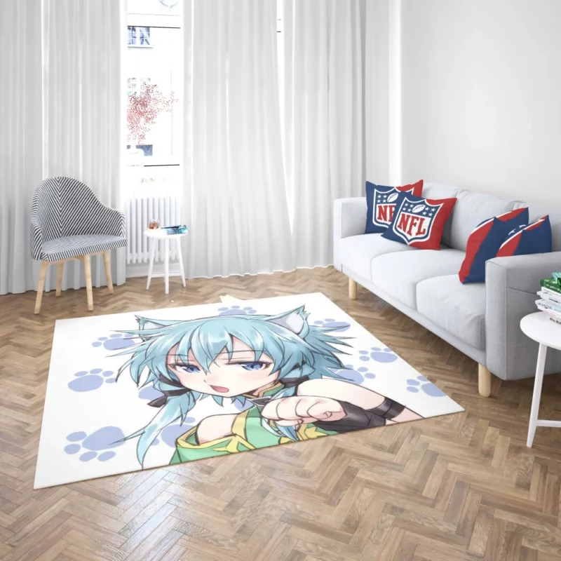 Sinon Shino Asada Sword Art Online Anime Rug 2