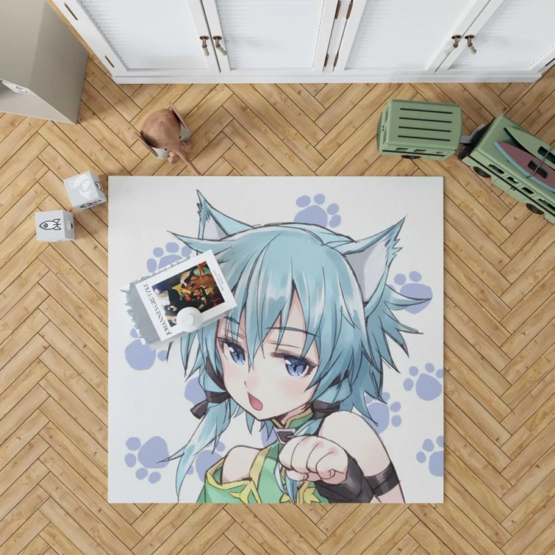 Sinon Shino Asada Sword Art Online Anime Rug