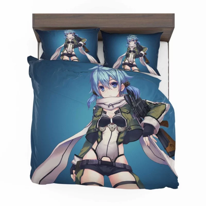 Sinon Shino Asada Virtual Heroine Anime Bedding Set 1